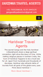 Mobile Screenshot of haridwartravelagents.com