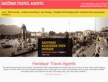 Tablet Screenshot of haridwartravelagents.com